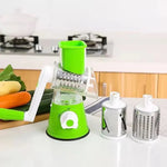 3-in-1 Rotary Drum Vegetable Grater & Slicer