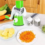 3-in-1 Rotary Drum Vegetable Grater & Slicer