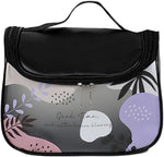 Travel-Friendly Floral Makeup Pouch - Portable Cosmetic Organizer Bag