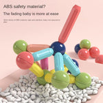 Magnetic Building Sticks & Balls Construction Set – Educational STEM Learning Toy for Kids