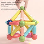 Magnetic Building Sticks & Balls Construction Set – Educational STEM Learning Toy for Kids