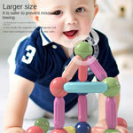 Magnetic Building Sticks & Balls Construction Set – Educational STEM Learning Toy for Kids