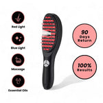3-in-1 LED Light & Spray Massage Comb