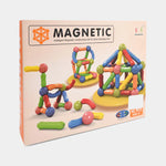 Magnetic Building Sticks & Balls Construction Set – Educational STEM Learning Toy for Kids