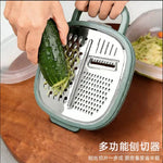4-in-1 Multi-functional Vegetable Grater with Storage Box