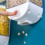 1.5L Wall-Mounted Dry Food & Grain Dispenser – Smart Kitchen Storage