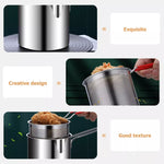1200ml Stainless Steel Deep Frying Pot with Strainer
