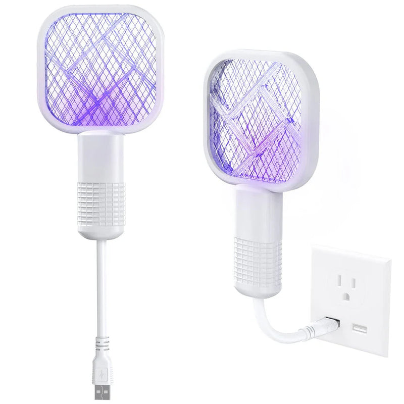 Mini USB Mosquito Swatter – Portable Electric Fly Zapper with Purple Light Trap
