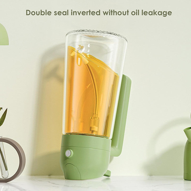 Premium 2-in-1 Oil Spray & Pour Glass Jug – 470ml Dual-Function Dispenser