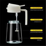 Premium 2-in-1 Oil Spray & Pour Glass Jug – 470ml Dual-Function Dispenser