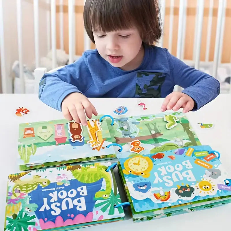 Weather & Time Busy Book – Early Learning Activity Book