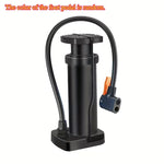 High-Pressure Foot Pump – Compact Horizontal Bar Tire Inflator with Precision Pressure