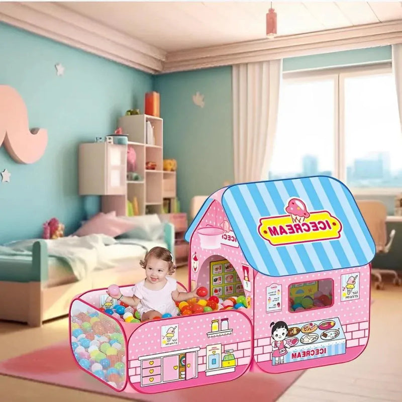 Ice-cream Indoor Educational Play Tent House for Kids –  Activity Space