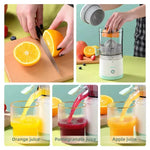 Wireless Automatic Citrus Juicer – USB Rechargeable Fruit Squeezer