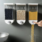 1.5L Wall-Mounted Dry Food & Grain Dispenser – Smart Kitchen Storage