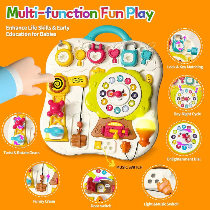 Baby's First Activity Cube - 13-in-1 Montessori Toy