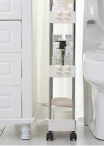3-Tier Rolling Kitchen Cart – Slim Multipurpose Storage Organizer
