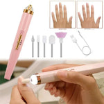 Professional Electric Nail File Kit – Rechargeable 5-in-1 Manicure & Pedicure Tool