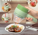 4-in-1 Handheld Electric Vegetable Chopper & Slicer Set