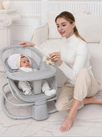 4-in-1 Baby Rocker, Bouncer, Recliner & Sleeper – Complete Comfort & Care for Newborns