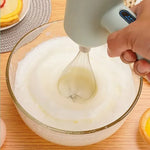 Mini Wireless Hand Mixer & Electric Egg Beater – Portable USB Rechargeable