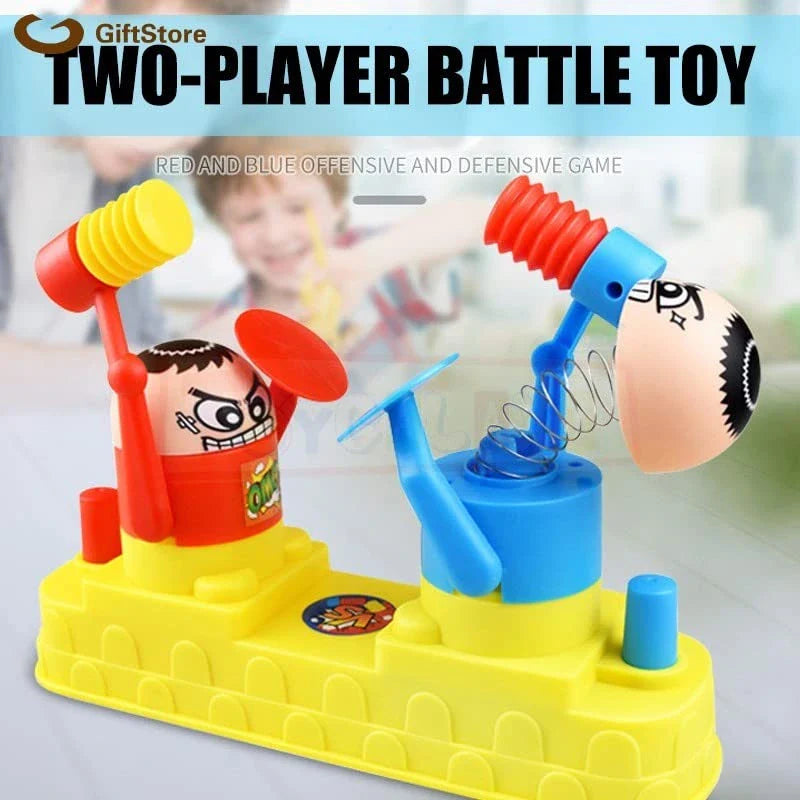 Mini Rock 'Em Sock  Robots Game – Hand-Controlled Desktop Fighting