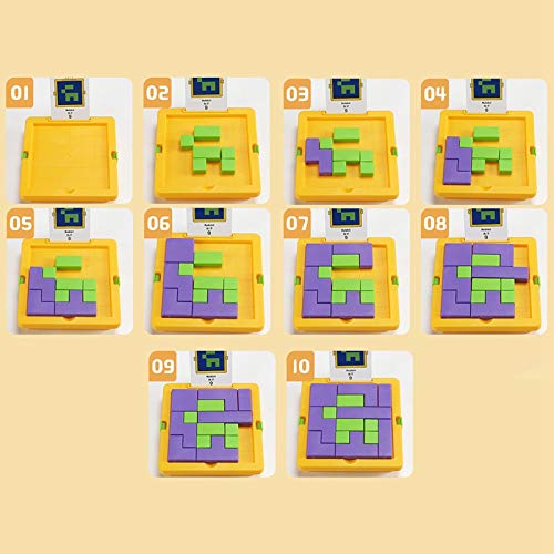 Variform Pattern Puzzle Squares – 55-Level Geometric Logic & Cognitive Challenge Toy