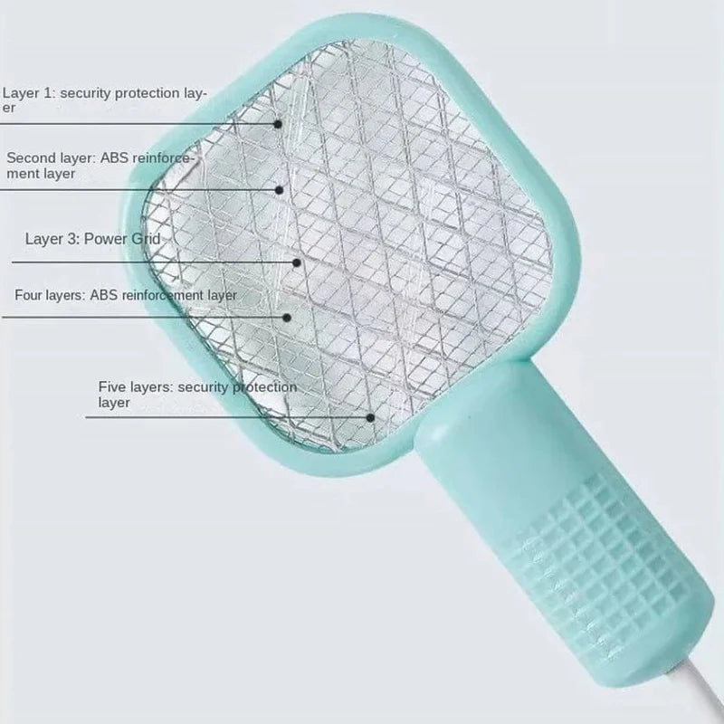 Mini USB Mosquito Swatter – Portable Electric Fly Zapper with Purple Light Trap