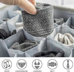 Foldable Underwear Organizer Box – Fabric Drawer Divider Storage Case