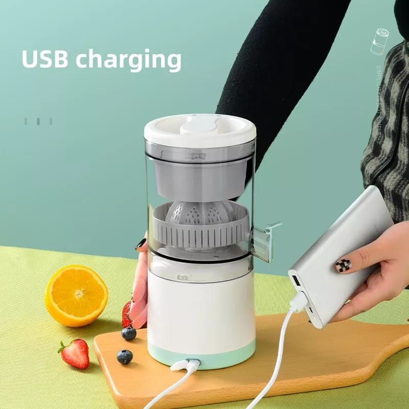 Wireless Automatic Citrus Juicer – USB Rechargeable Fruit Squeezer