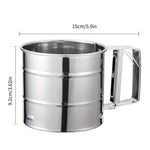 Handheld Stainless Steel Flour Shaker Mesh Flour
