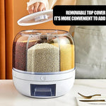Sealed 360 Degree Rotating Rice Dispenser