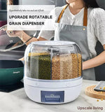 Sealed 360 Degree Rotating Rice Dispenser