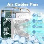 Portable Water Spray Cooling Fan – Mini Desktop Air Cooler