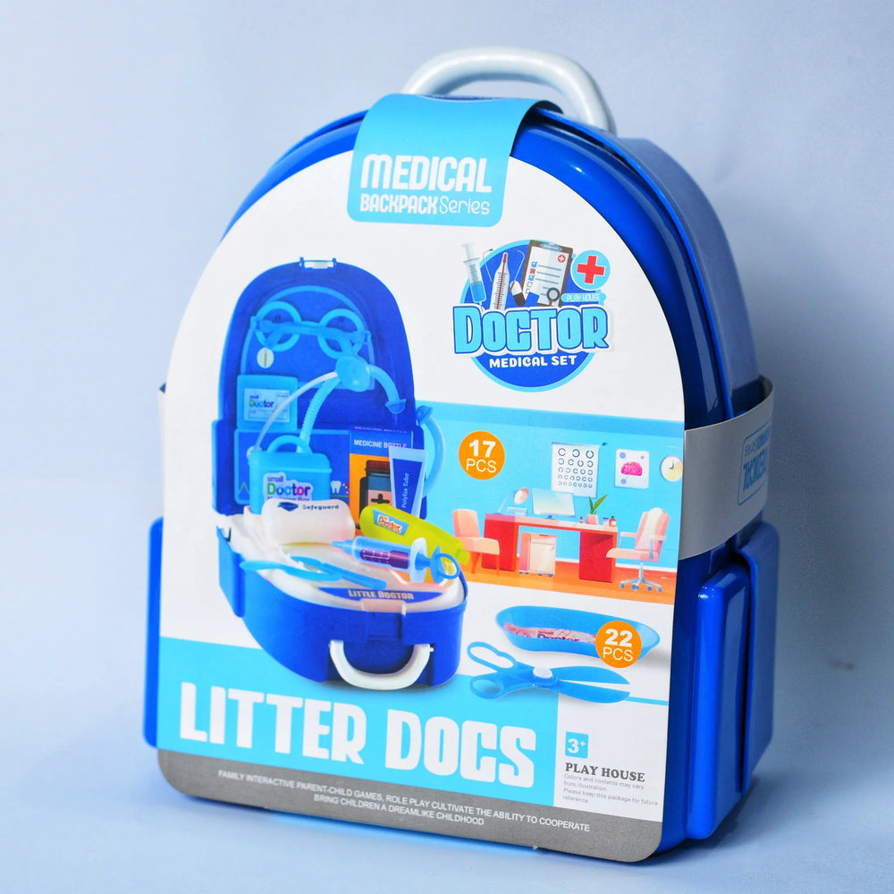 2-in-1 Portable Backpack Role-Play Set – Interactive Educational Toy for Kids