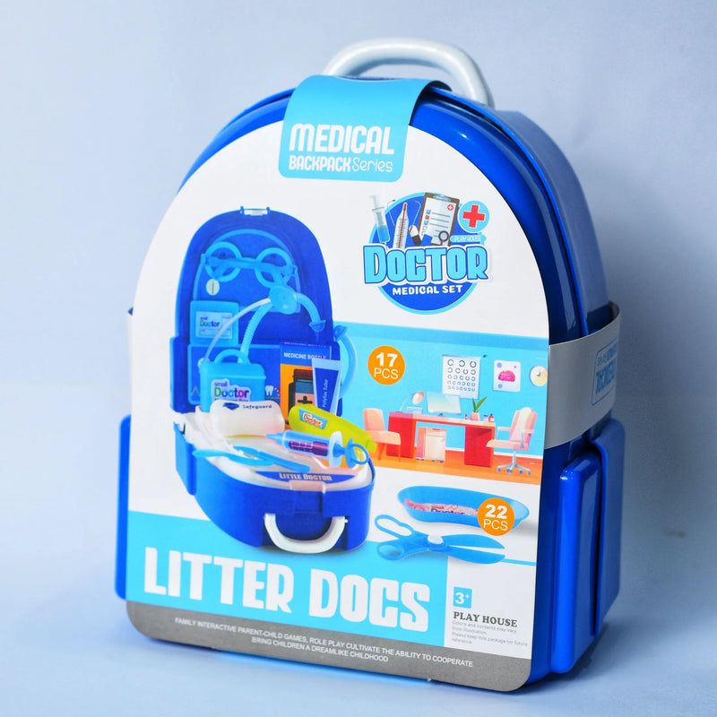 2-in-1 Portable Backpack Role-Play Set – Interactive Educational Toy for Kids