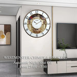 Luxury Musical Motion Wall Clock – 20-Inch Large Decorative Timepiece
