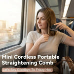 Mini Hair Straightening Comb Wireless Charging Portable Multifunctional Hair Care Not Hurt Hair Styling Comb Hair Straightener