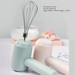 Mini Wireless Hand Mixer & Electric Egg Beater – Portable USB Rechargeable