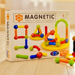 Magnetic Building Sticks & Balls Construction Set – Educational STEM Learning Toy for Kids