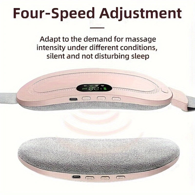 Portable Electric Menstrual Heating Pad – Period Cramp Relief & Waist Massage Belt