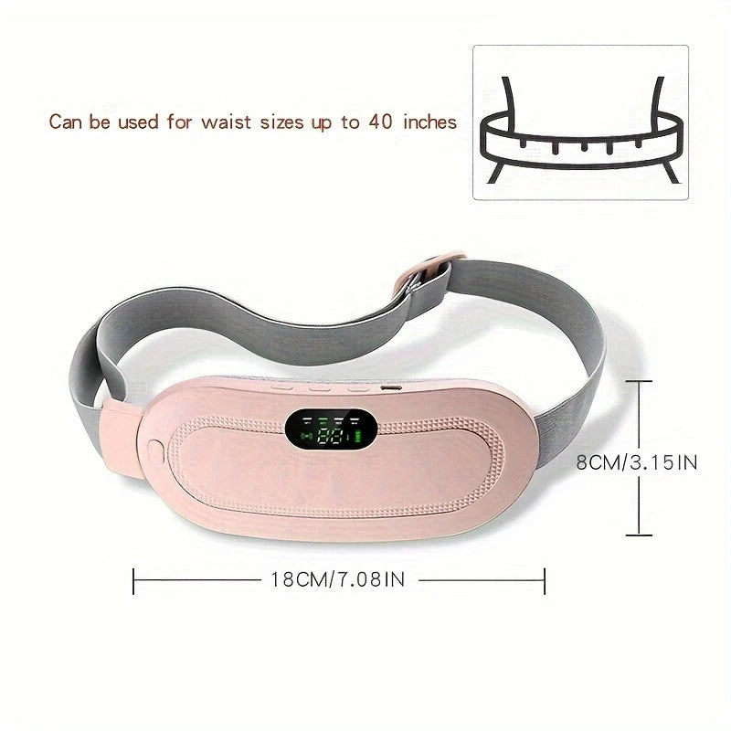 Portable Electric Menstrual Heating Pad – Period Cramp Relief & Waist Massage Belt