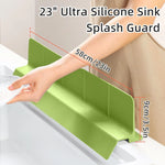 Upgraded Silicone Sink Splash Guard – Waterproof Kitchen Faucet Shield