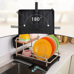 2-Tier Dish Drying Rack – Space-Saving Kitchen Organizer