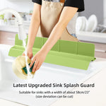 Upgraded Silicone Sink Splash Guard – Waterproof Kitchen Faucet Shield