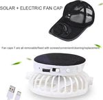 Cooling Fan Baseball Cap – Breathable Mesh Summer Sun Hat