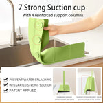 Upgraded Silicone Sink Splash Guard – Waterproof Kitchen Faucet Shield