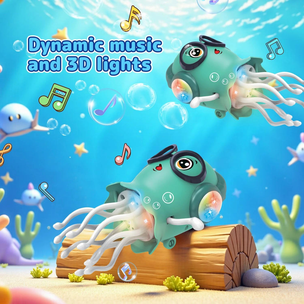 Dancing Octopus Toy with Music & Lights – 360° Rotating Tentacles