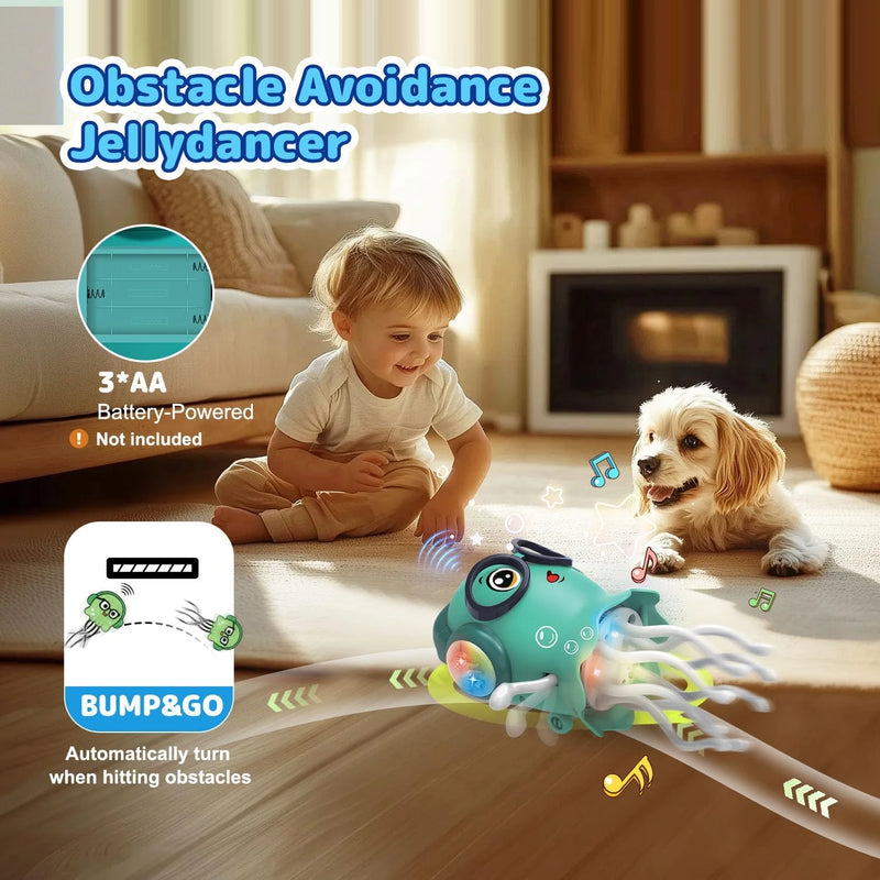 Dancing Octopus Toy with Music & Lights – 360° Rotating Tentacles