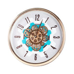 Luxury Industrial Gear Movement Wall Clock – 3D Rotating Cog Mechanical Timepiece